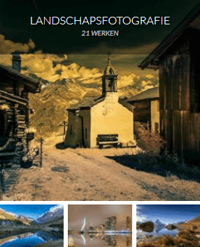 Tegel voor categorie Landschappen landschapsfotografie
