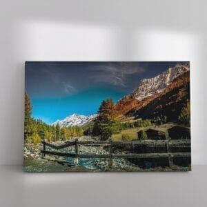 Herfstkleuren in Khmatt in het Lötschental